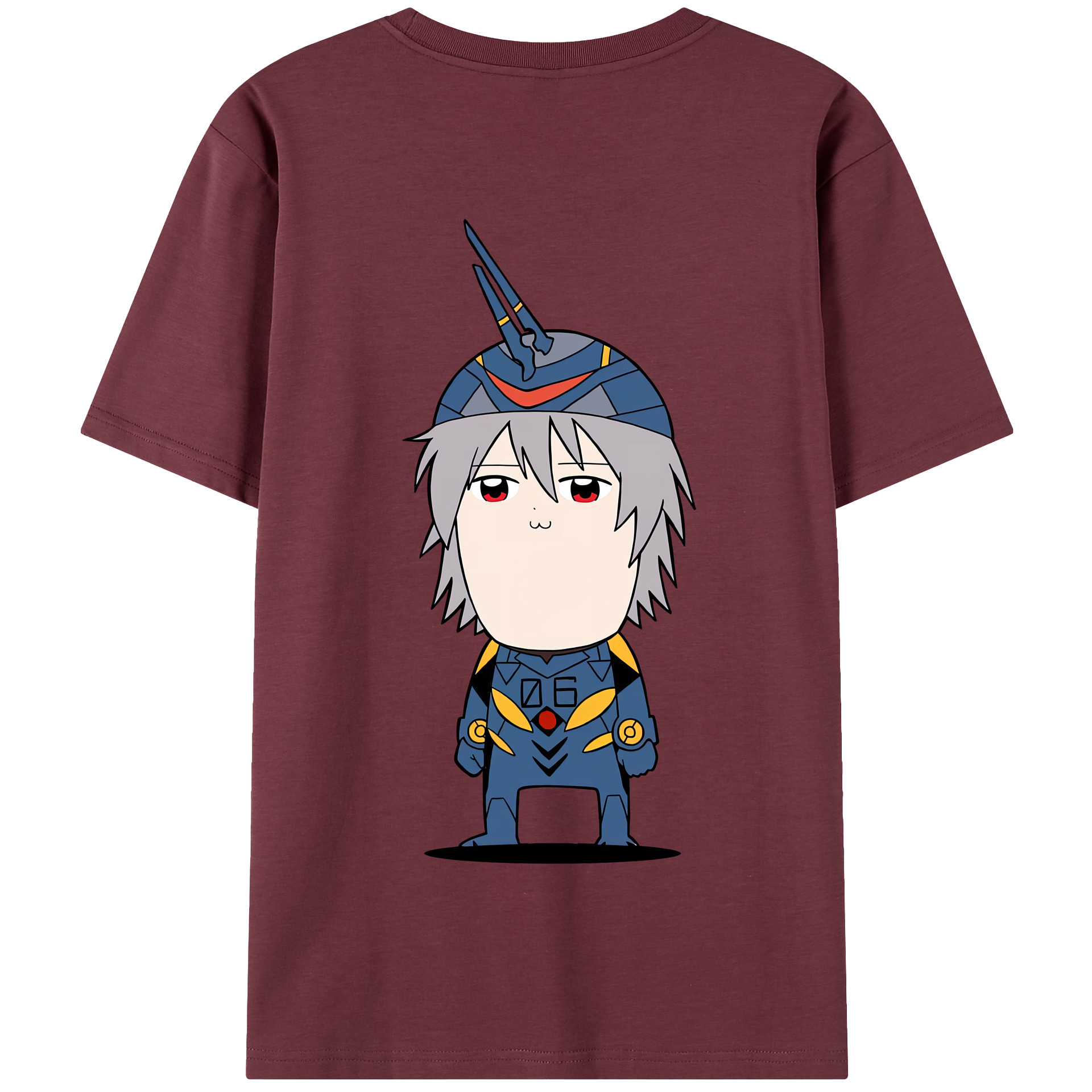 （画像用） EVA 新世紀エヴァンゲリオン 綿100％半袖Tシャツ（背面プリント）